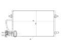LORO Kondenztor klimatizace LOR 003-016-0018, 003-016-0018