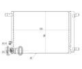 LORO Kondenztor klimatizace LOR 003-016-0024, 003-016-0024