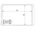 LORO Kondenztor klimatizace LOR 004-016-0003, 004-016-0003