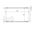 LORO Kondenztor klimatizace LOR 004-016-0009, 004-016-0009