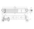 LORO Chladič vzduchu intercooler LOR 004-018-0005, 004-018-0005