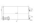 LORO Kondenztor klimatizace LOR 009-016-0004, 009-016-0004