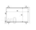 LORO Kondenztor klimatizace LOR 009-016-0017, 009-016-0017