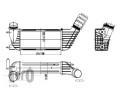 LORO Chladi vzduchu intercooler LOR 009-018-0002, 009-018-0002