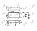 LORO Chladi vzduchu intercooler LOR 009-018-0010, 009-018-0010