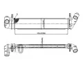 LORO Chladi vzduchu intercooler LOR 010-018-0002, 010-018-0002