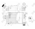 LORO Chladi vzduchu intercooler LOR 010-018-0004, 010-018-0004