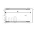 LORO Kondenztor klimatizace LOR 016-016-0018, 016-016-0018