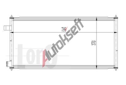 LORO Kondenztor klimatizace LOR 017-016-0021, 017-016-0021