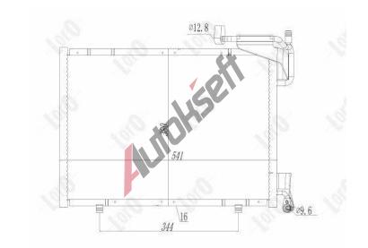 LORO Kondenztor klimatizace LOR 017-016-0032, 017-016-0032