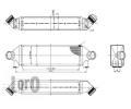 LORO Chladi vzduchu intercooler LOR 017-018-0003, 017-018-0003