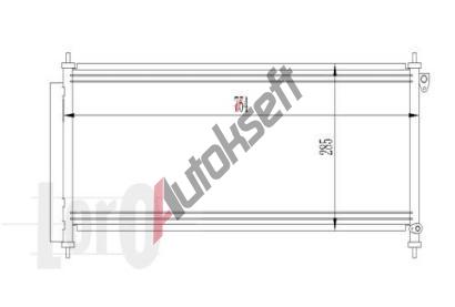 LORO Kondenztor klimatizace LOR 018-016-0018, 018-016-0018