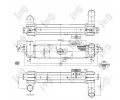 LORO Chladič vzduchu intercooler LOR 024-018-0001, 024-018-0001