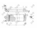 LORO Chladi vzduchu intercooler LOR 035-018-0004, 035-018-0004