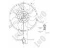 LORO Vtrk chlazen motoru LOR 037-014-0013, 037-014-0013