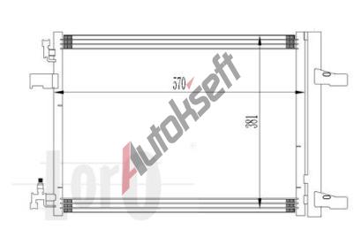 LORO Kondenztor klimatizace LOR 037-016-0032, 037-016-0032