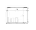 LORO Kondenztor klimatizace LOR 037-016-0033, 037-016-0033