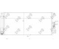 LORO Kondenztor klimatizace LOR 037-016-0052, 037-016-0052