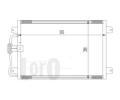 LORO Kondenztor klimatizace LOR 042-016-0007, 042-016-0007
