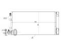 LORO Kondenztor klimatizace LOR 042-016-0034, 042-016-0034
