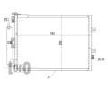 LORO Kondenztor klimatizace LOR 042-016-0044, 042-016-0044