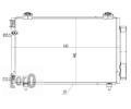 LORO Kondenztor klimatizace LOR 051-016-0019, 051-016-0019