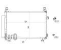 LORO Kondenztor klimatizace LOR 051-016-0033, 051-016-0033