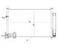 LORO Kondenztor klimatizace LOR 051-016-0034, 051-016-0034