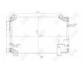 LORO Kondenztor klimatizace LOR 051-016-0038, 051-016-0038