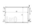LORO Kondenztor klimatizace LOR 052-016-0006, 052-016-0006