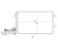 LORO Kondenztor klimatizace LOR 052-016-0009, 052-016-0009