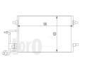 LORO Kondenztor klimatizace LOR 053-016-0014, 053-016-0014