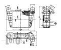 LORO Chladi vzduchu intercooler LOR 053-018-0002, 053-018-0002