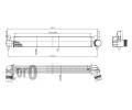 LORO Chladi vzduchu intercooler LOR 053-018-0011, 053-018-0011