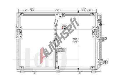 LORO Kondenztor klimatizace LOR 054-016-0019, 054-016-0019