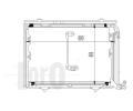 LORO Kondenztor klimatizace LOR 054-016-0023, 054-016-0023