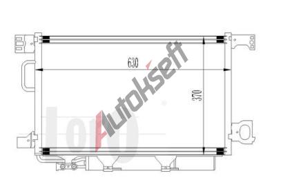LORO Kondenztor klimatizace LOR 054-016-0025, 054-016-0025