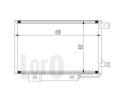 LORO Kondenztor klimatizace LOR 054-016-0028, 054-016-0028