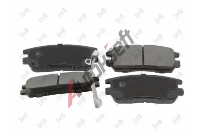 LORO Sada brzdových destiček LOR 231-02-119, 231-02-119 LORO Sada brzdových destiček LOR 231-02-119, 231-02-119