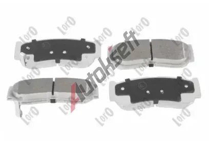 LORO Sada brzdových destiček LOR 231-02-129, 231-02-129 LORO Sada brzdových destiček LOR 231-02-129, 231-02-129