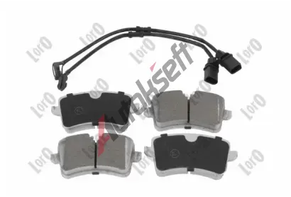 LORO Sada brzdových destiček LOR 231-02-143, 231-02-143 LORO Sada brzdových destiček LOR 231-02-143, 231-02-143