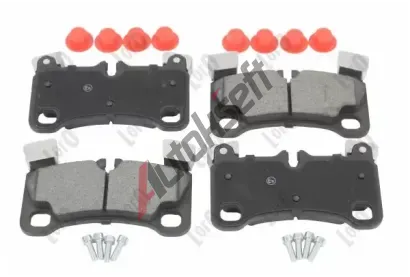 LORO Sada brzdových destiček LOR 231-02-153, 231-02-153 LORO Sada brzdových destiček LOR 231-02-153, 231-02-153