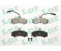 LPR Sada brzdovch destiek ‐ LP 05P012