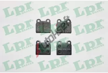 LPR Sada brzdových destiček LP 05P025, 05P025 LPR Sada brzdových destiček LP 05P025, 05P025