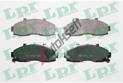 LPR Sada brzdovch destiek LP 05P1020, 05P1020