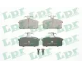 LPR Sada brzdovch destiek ‐ LP 05P107
