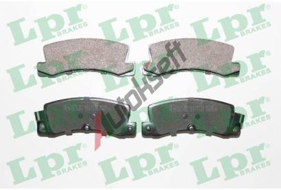 LPR Sada brzdových destiček LP 05P1125, 05P1125 LPR Sada brzdových destiček LP 05P1125, 05P1125
