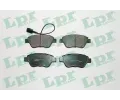Sada brzdových destiček LPR ‐ LP 05P1225  Sada brzdových destiček LPR ‐ LP 05P1225
