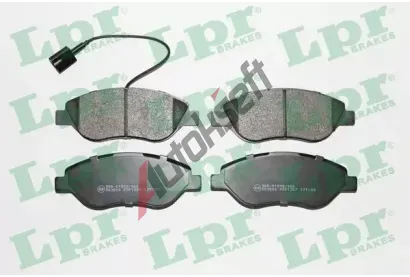 LPR Sada brzdovch destiek LP 05P1267, 05P1267