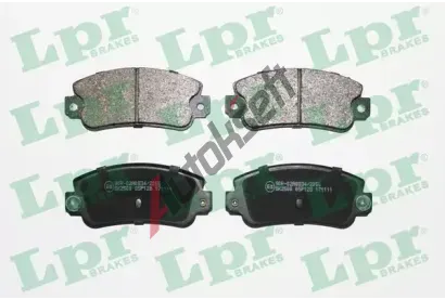 LPR Sada brzdových destiček LP 05P128, 05P128 LPR Sada brzdových destiček LP 05P128, 05P128